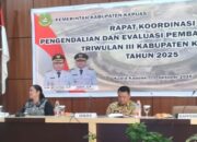 Sekda Kapuas Buka Rakordalev Triwulan III Tahun Anggaran 2025
