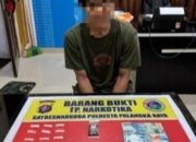 Satresnarkoba Berhasil Ciduk Pria Bersama 9 Paket Sabu