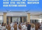 Hadiri Rakor Reforma Agraria, Kepala Kanwil BPN Kalteng Sampaikan Ini