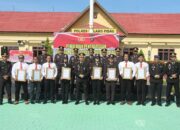 Peringatan Hari Kesaktian Pancasila, Polres Pulpis Apresiasi 11 Personel Berprestasi