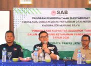 Kolaborasi SAB dan Pemkab Mura Gelar Pelatihan, Perkuat Ketahanan Pangan Masyarakat