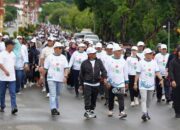 Jalan Sehat dan Senam Bersama, Bupati dan Wabup Murung Raya Semarakkan HKN ke-61