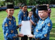 Upacara HUT Korpri Ke-54 di Kapuas Diwarnai Penyerahan 2.271 SK PPPK Paruh Waktu dan Pelepasan Kontingen LASQI
