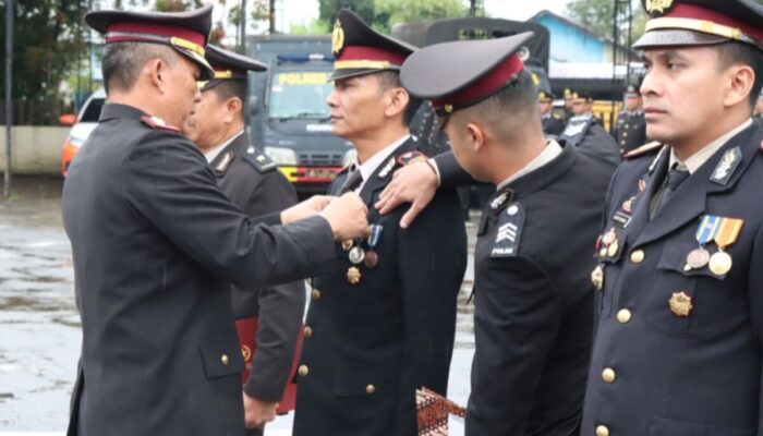 29 Personel Polres Tanah Laut Dianugerahi Satya Lencana Pengabdian