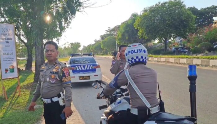 Safari Ramadan Satlantas Polresta Palangka Raya Intensifkan Patroli, Warga Berburu Takjil Merasa Aman