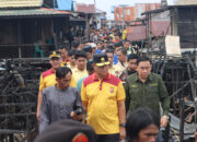 Polda Kalteng Bersama Lintas Iman Bersihkan Area Kebakaran Mendawai, Salurkan Bantuan untuk 23 KK Terdampak