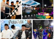 Hujan Tak Menghalangi Takbir: Hangatnya Kebersamaan Warga di Malam Idulfitri Palangka Raya
