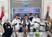 BNNP Kalteng Musnahkan 1,8 Kg Sabu dan 786 Butir Ekstasi, Upaya Selamatkan Ribuan Generasi Muda