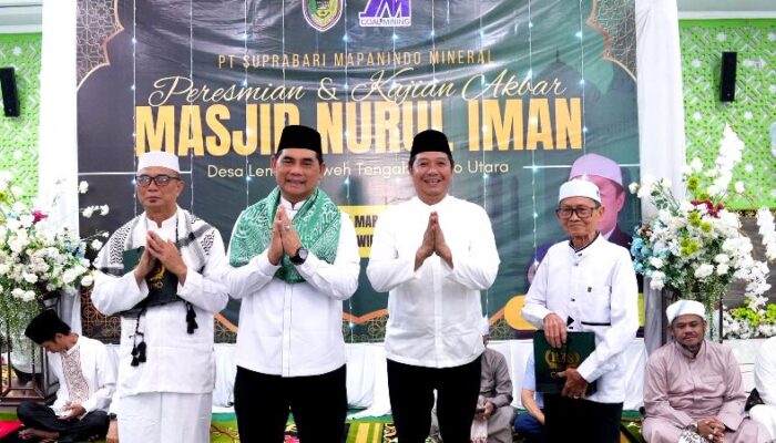 Safari Ramadan di Desa Lemo I, Bupati Barito Utara Resmikan Masjid Nurul Iman