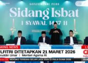 Lebaran Tiba di Ujung Penantian, Pemerintah Tetapkan Idulfitri 1447 H Jatuh pada 21 Maret 2026
