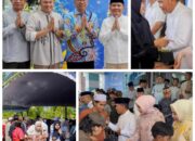 Open House Idulfitri di Istana Isen Mulang Dipenuhi Kehangatan, Gubernur Agustiar dan Istri Salami Warga