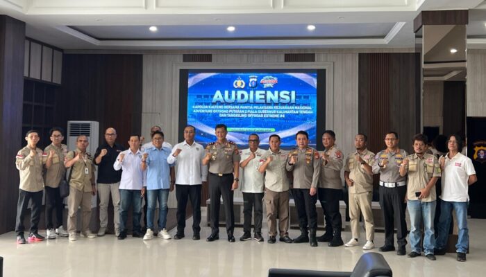 Audiensi dengan Kapolda, Panitia Kejurnas Offroad Kalteng Perkuat Aspek Keamanan dan Kesiapan Event