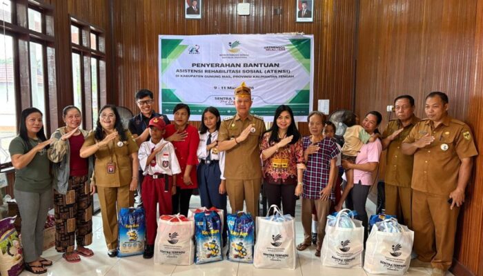 Kolaborasi Hangat untuk Harapan Baru, Bantuan ATENSI Sentuh Warga Rentan di Gunung Mas