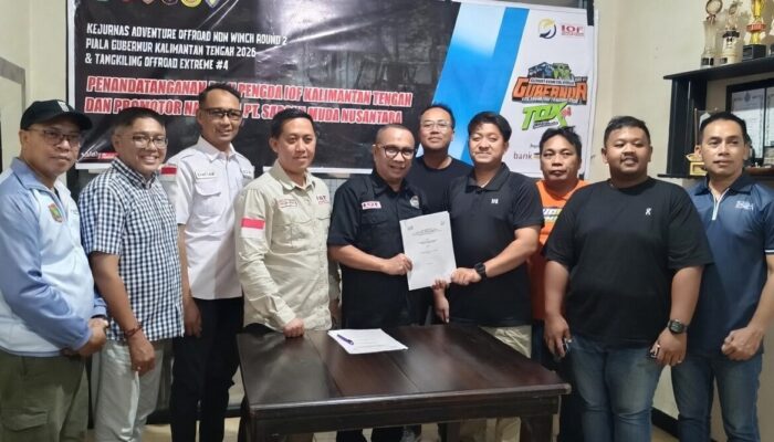 Dukungan Pemprov Kalteng Kuatkan Kejurnas Offroad, IOF Harap Lahirkan Bibit Baru