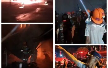 Gudang Diduga Penimbunan BBM di Palangka Raya Terbakar, Warga Panik Dengar Ledakan