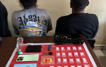 Digerebek di Villa Katimpun, Dua Pengedar Sabu Diciduk Polisi dengan 21 Paket Barang Haram