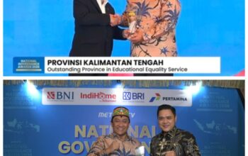 Kalteng Sabet Penghargaan Nasional, Program Pendidikan Gratis dan Digitalisasi Jadi Bukti Nyata