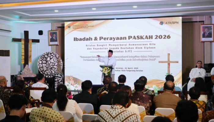 Menteri Nusron Ajak Jadikan Paskah Momentum Kebangkitan dan Pelayanan bagi Bangsa