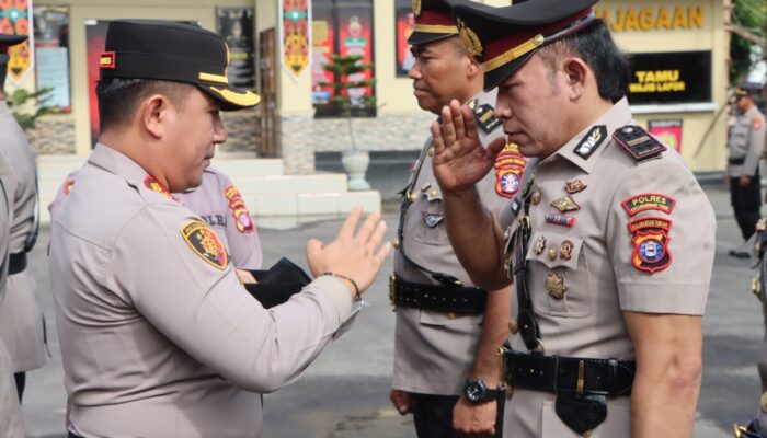 Rotasi Jabatan Perwira, Polres Kotim Segarkan Struktur Organisasi