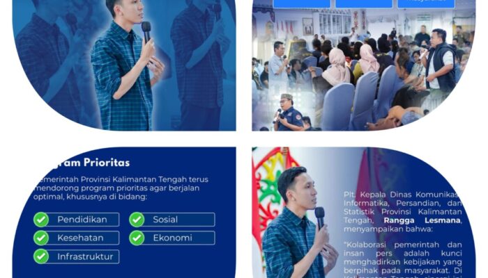 Sinergi Pemprov Kalteng dan Pers Jadi Kunci Program Tepat Sasaran hingga Pelosok