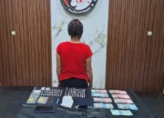 Perempuan 41 Tahun Dibekuk, 70 Paket Sabu dan Uang Jutaan Disita Polisi Katingan