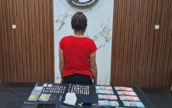 Perempuan 41 Tahun Dibekuk, 70 Paket Sabu dan Uang Jutaan Disita Polisi Katingan