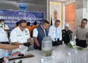 BNNP Kalteng Bongkar Jaringan Narkoba Pemasok Wilayah Tambang di Murung Raya