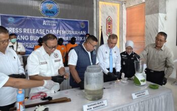 BNNP Kalteng Bongkar Jaringan Narkoba Pemasok Wilayah Tambang di Murung Raya