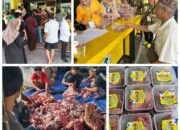Golkar Kalteng Sembelih 7 Sapi Kurban, Daging Dibagikan ke Warga hingga Ojol