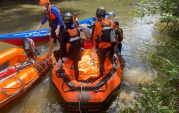 Korban Sampan Terbalik di Sungai Bulik Ditemukan Meninggal Setelah Tiga Hari Pencarian