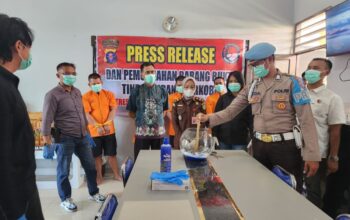 13,37 Gram Sabu Dimusnahkan, Polresta Palangka Raya Tegaskan Perang Tanpa Kompromi terhadap Narkoba
