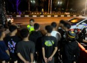 Patroli Malam, Satlantas Polresta Palangka Raya Amankan 14 Motor Diduga Terlibat Balap Liar