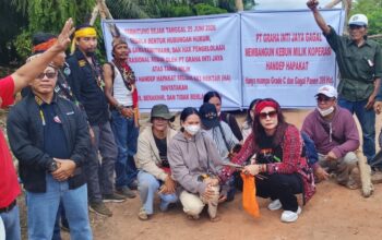 Aksi Massa KSU Handep Hapakat Klaim Pengelolaan Mandiri Lahan Plasma, PT GIJ Minta Hormati Proses Hukum
