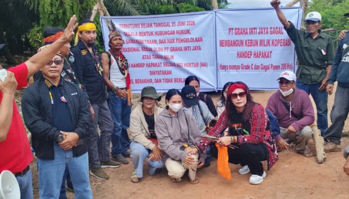 Aksi Massa KSU Handep Hapakat Klaim Pengelolaan Mandiri Lahan Plasma, PT GIJ Minta Hormati Proses Hukum
