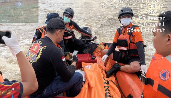 Hari Kedua Pencarian, Nelayan yang Hilang di Sungai Kapuas Ditemukan Meninggal Dunia