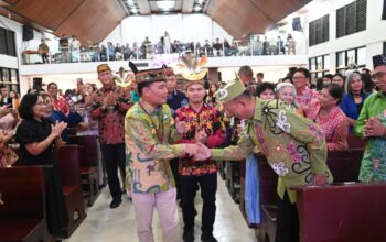 Gubernur Agustiar Sabran Beri Semangat Kontingen Kalteng Jelang Pesparawi Nasional di Papua Barat