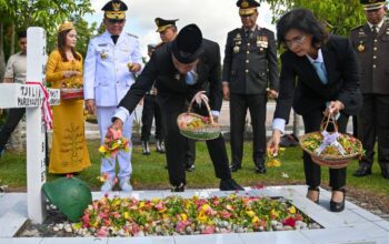 Gubernur Agustiar Pimpin Ziarah Pahlawan, HUT ke-69 Kalteng Jadi Momentum Rawat Semangat Juang