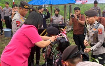 Di Puncak Bukit Cinta, Semangat Pengabdian Bintara Muda Polda Kalteng Diteguhkan