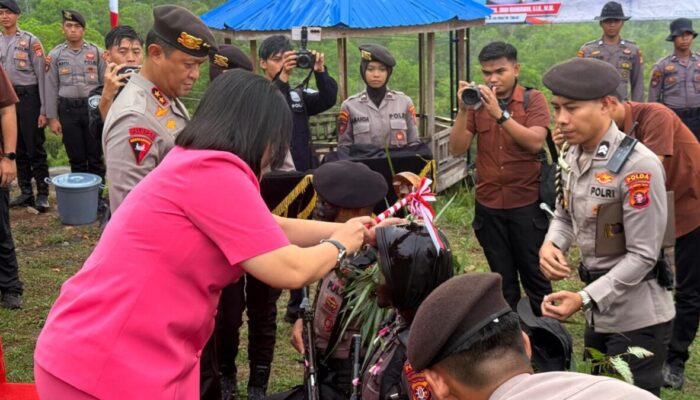 Di Puncak Bukit Cinta, Semangat Pengabdian Bintara Muda Polda Kalteng Diteguhkan