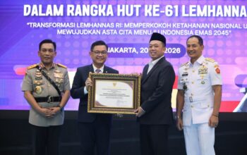 Menteri ATR/BPN Serahkan Sertipikat Tanah Lemhannas RI, Perkuat Kepastian Hukum Aset Strategis Negara