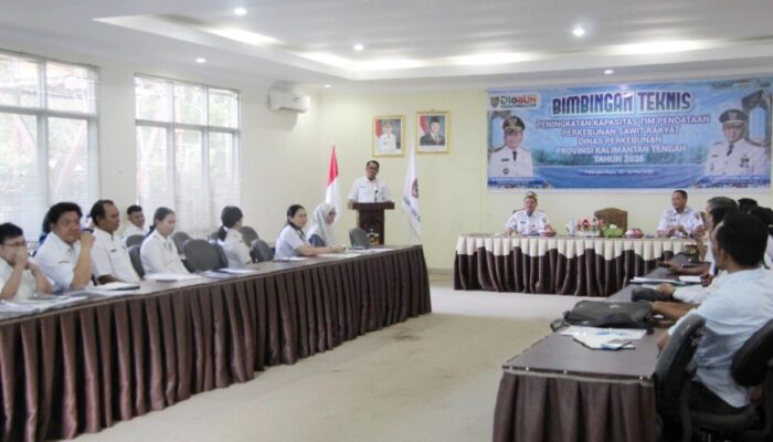Pemprov Kalteng Genjot Data Sawit Rakyat, Target 1.500 Pekebun Terekam di 2026