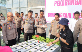 Polda Kalteng Kembangkan Pertanian Modern, Green House Hidroponik Resmi Diluncurkan