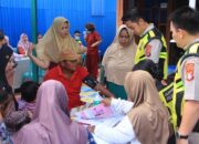 Sentuhan Humanis Rumkit Bhayangkara, Posyandu Keliling Hadir Layani Warga Pahandut Seberang