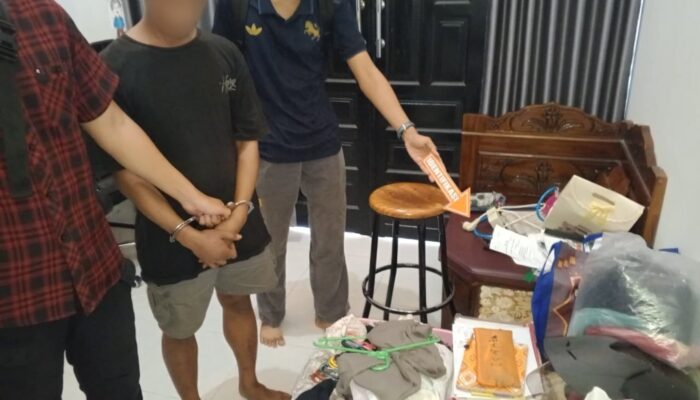 Satreskrim Polresta Palangka Raya Bekuk Pelaku Pembobolan Rumah, Sejumlah Perhiasan dan Dokumen Penting Dicuri