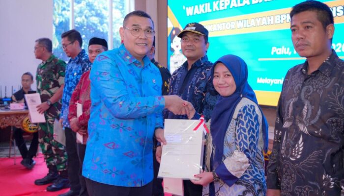 Separuh Bidang Tanah di Sulteng Bersertipikat, Wamen ATR/BPN Dorong Pelayanan Makin Presisi