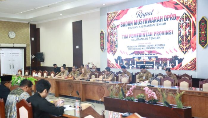 Pemprov Kalteng Sinkronkan Agenda Strategis dengan DPRD hingga Juli 2026