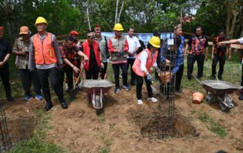 Peletakan Batu Pertama Posko Anti Narkoba di Puntun, Pemprov Kalteng Dorong Perlawanan dari Akar Rumput