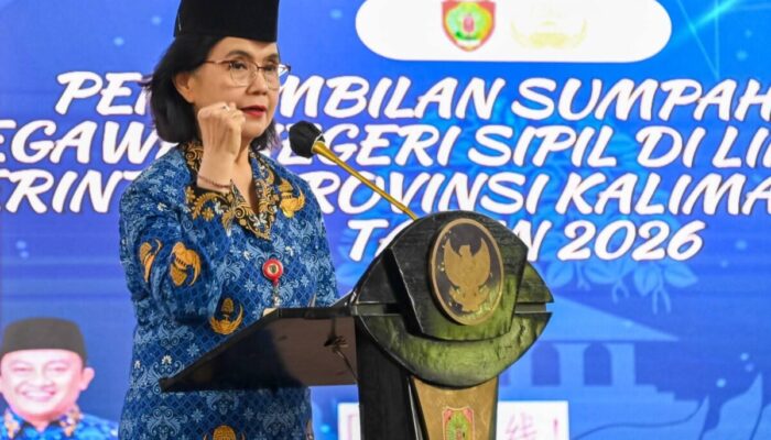 Pengambilan Sumpah 647 PNS Kalteng, Sekda Tekankan Integritas dan Pelayanan Publik