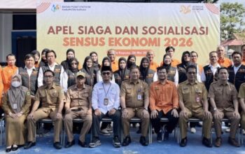 BPS Kapuas Mulai Pendataan SE2026, Apel Siaga Digelar Libatkan Mitra Statistik