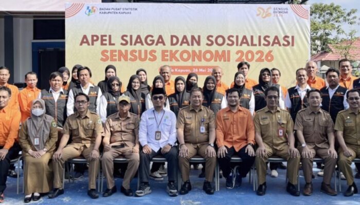 BPS Kapuas Mulai Pendataan SE2026, Apel Siaga Digelar Libatkan Mitra Statistik